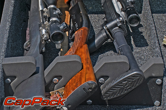 guns in the loadmaster cap pack gun holder